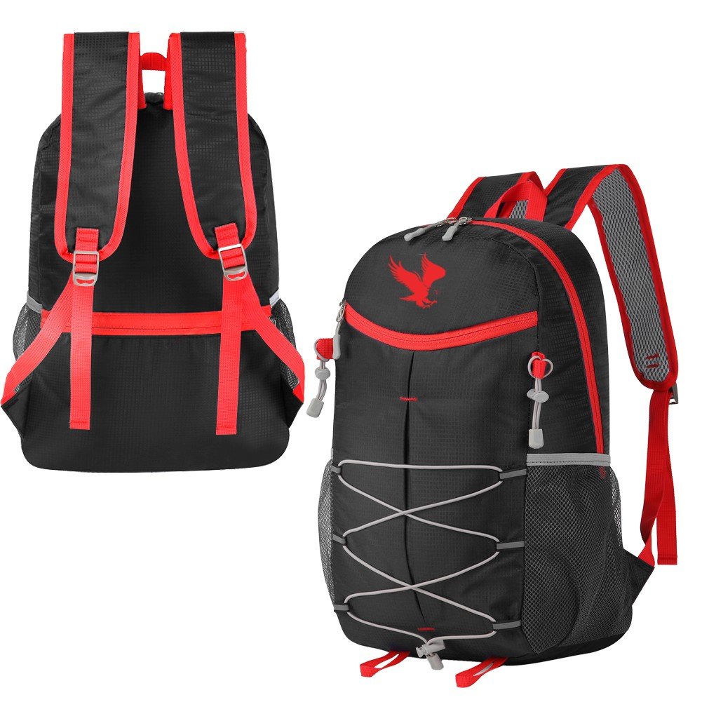 Foldable Outdoor Backpack With Bungee Cord
