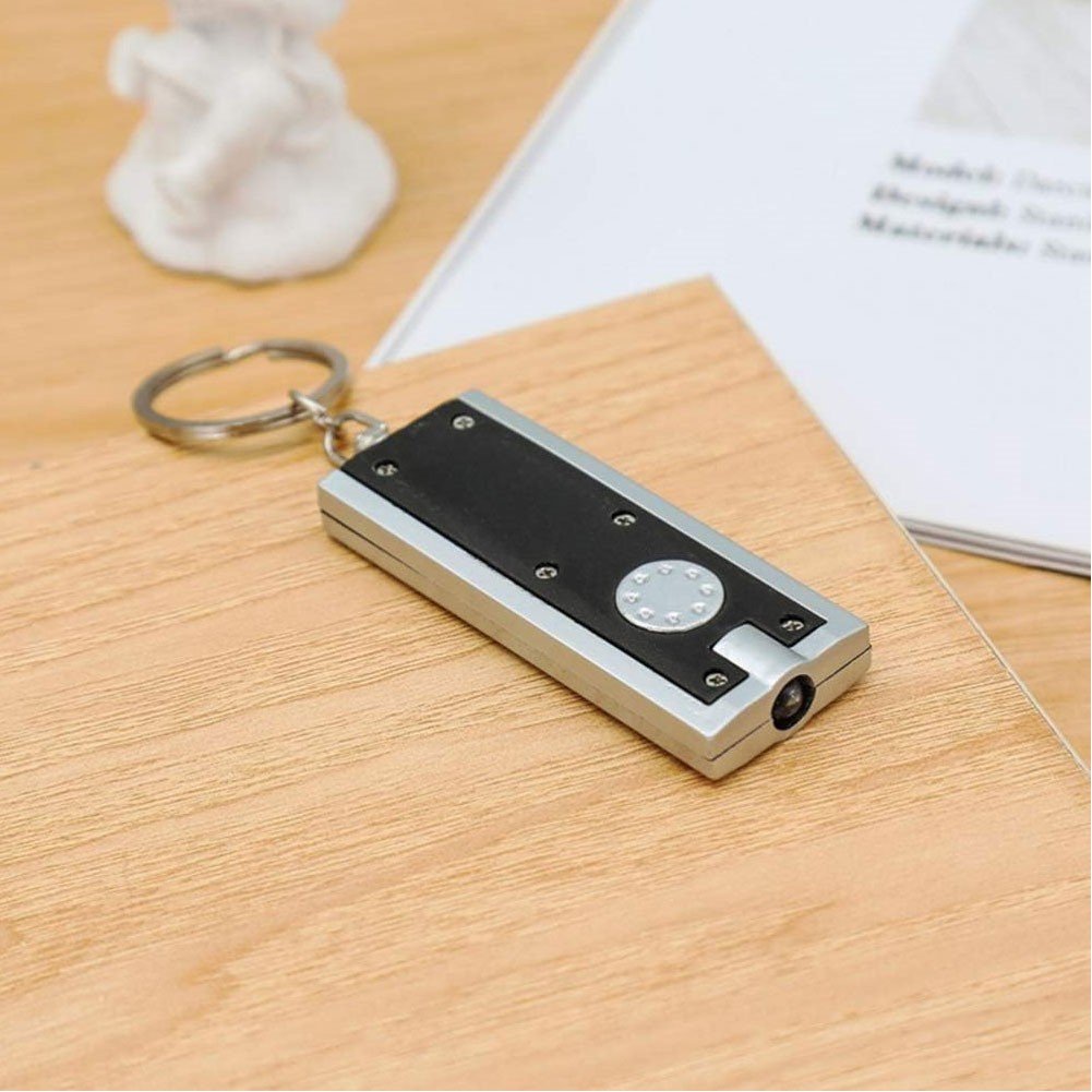 LED Flashlight With Swivel Key Chain - Image 2