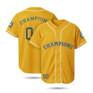 Unisex Premium Baseball Jersey Solid Color Full Button