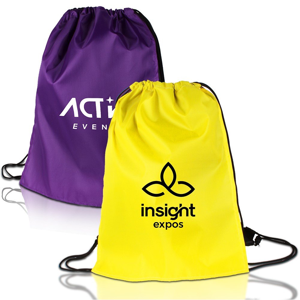Custom Printed Drawstring Backpack 13.5'' x 15.5''
