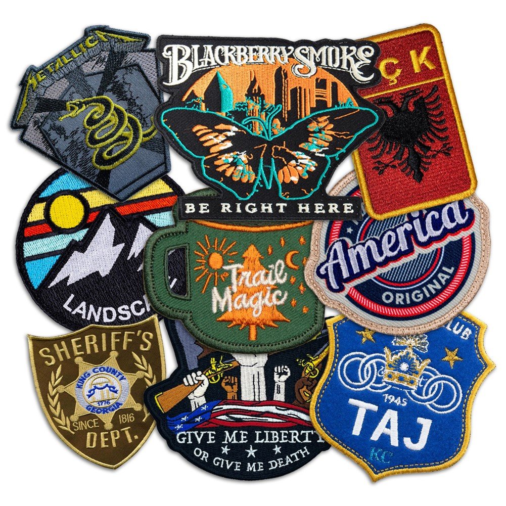 Custom 3" Embroidered Patch With Full Thread Coverage