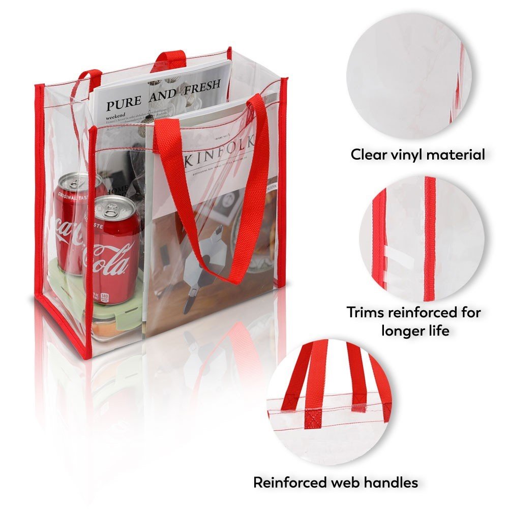 Transparent Stadium Tote Bag