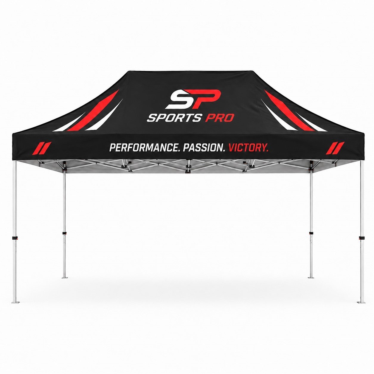 10' x 15' Sublimated Hex Aluminum Frame Canopy Tent