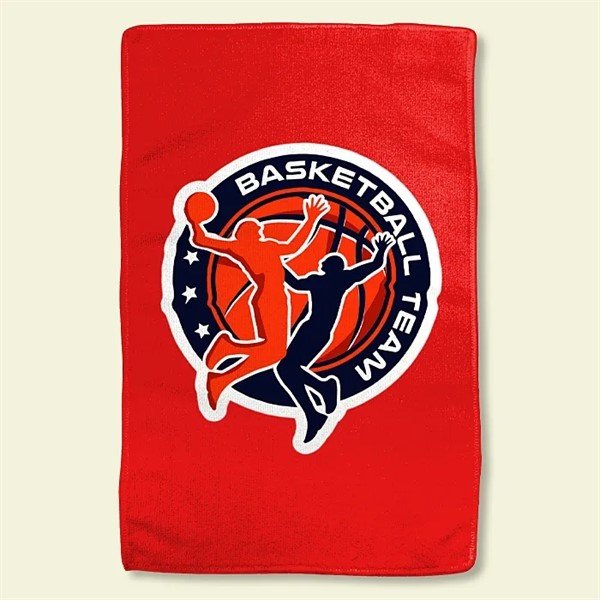 Full Color Sublimated Rally Towel 11" X 18" - Image 2